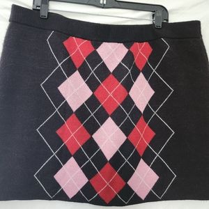 Argyle skirt xxl from H&M
